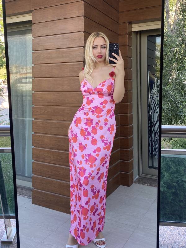 Floral Dress - Görsel 3
