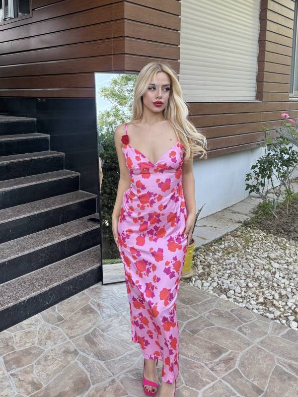Floral Dress - Görsel 4